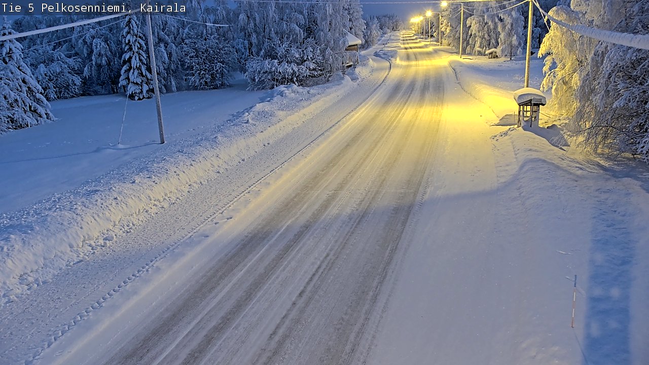 Kelikamerat Kuva Tie 5 Pelkosenniemi, Kairala, Pelkosenniemi, Lappi