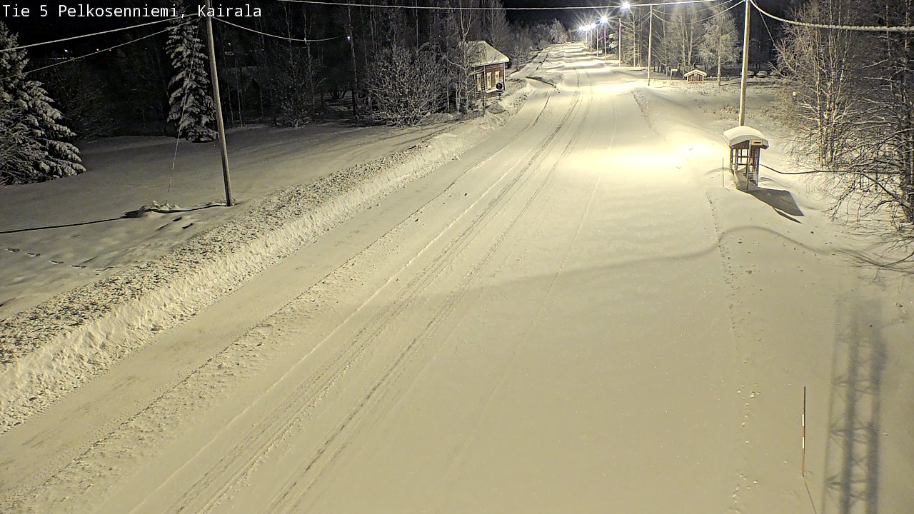 Kelikamerat Kuva Tie 5 Pelkosenniemi, Kairala, Pelkosenniemi, Lappi