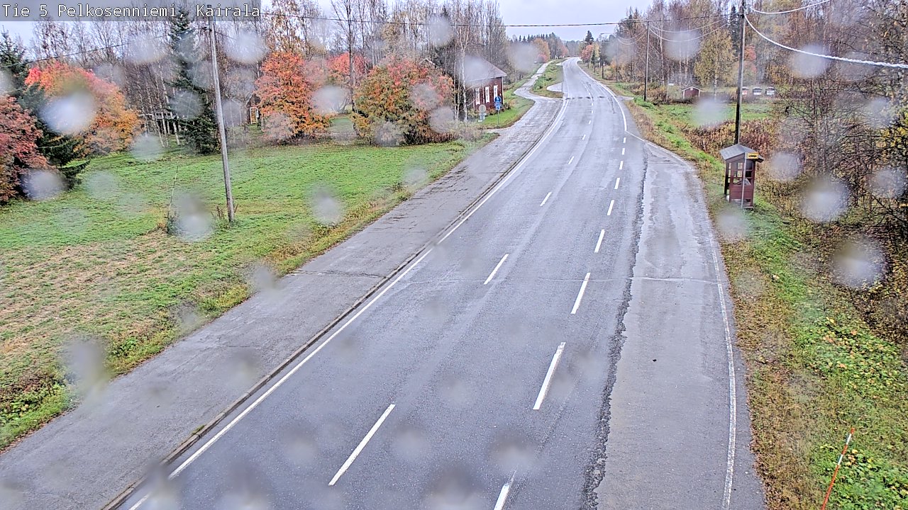 Weather Camera Image Road 5 Pelkosenniemi, Kairala, Pelkosenniemi, Lappi