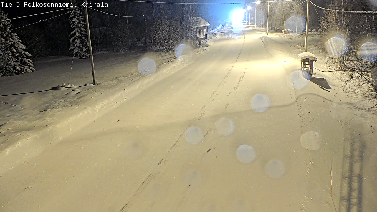 Kelikamerat Kuva Tie 5 Pelkosenniemi, Kairala, Pelkosenniemi, Lappi