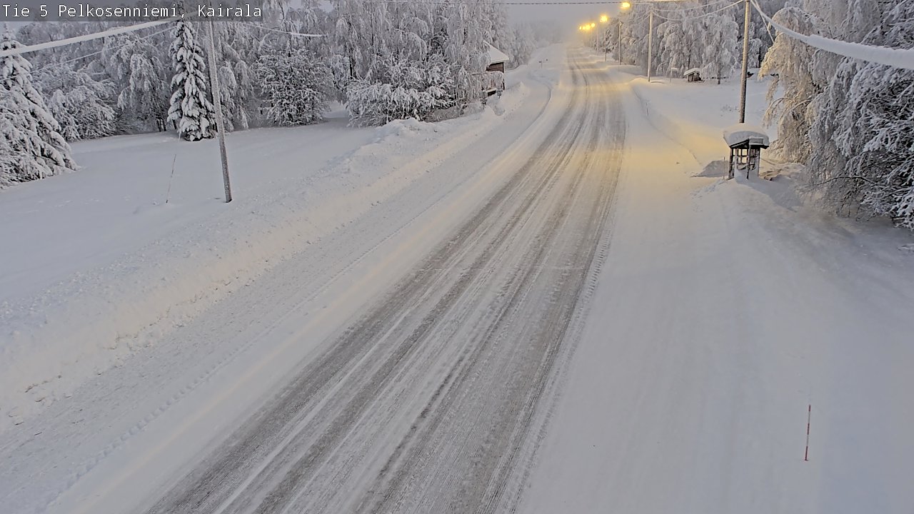 Kelikamerat Kuva Tie 5 Pelkosenniemi, Kairala, Pelkosenniemi, Lappi