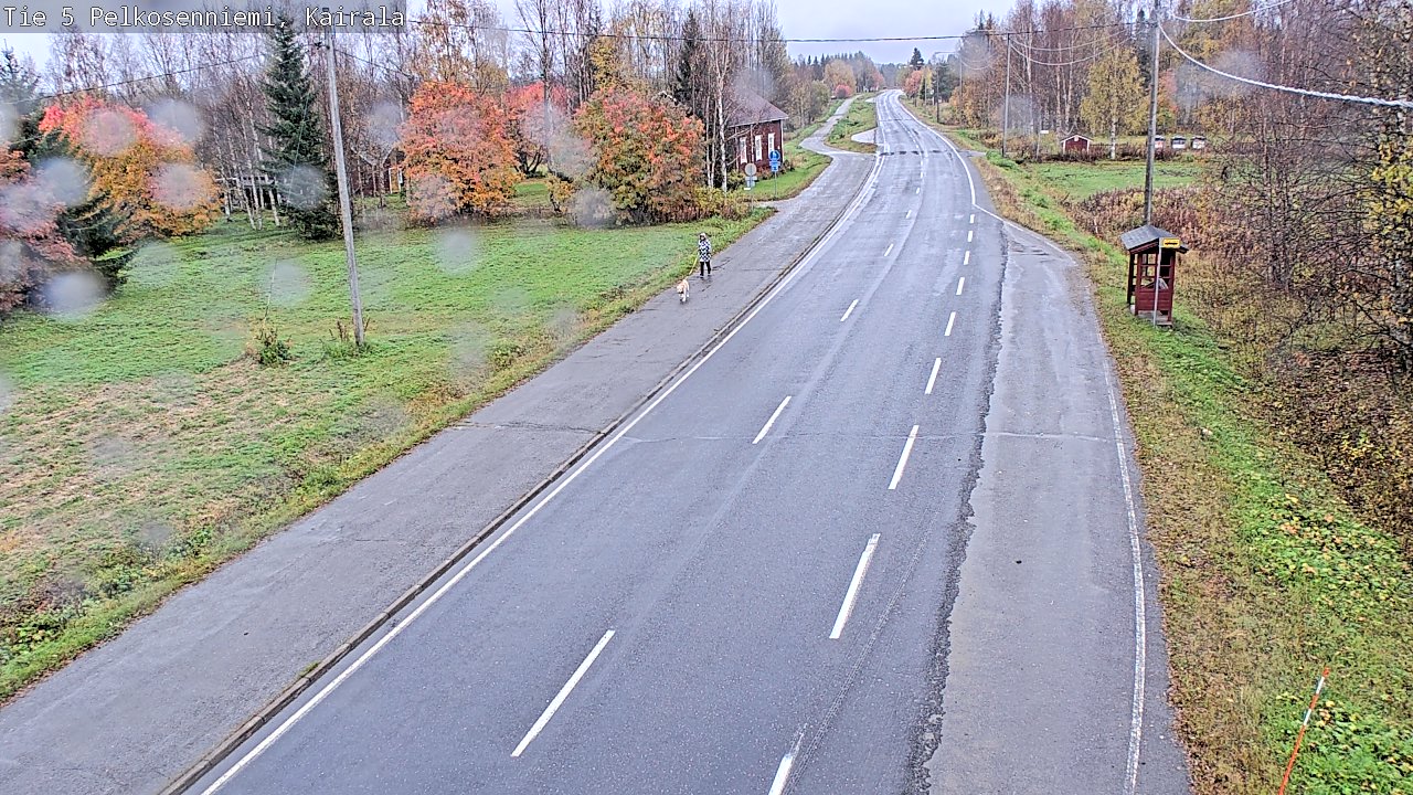 Weather Camera Image Road 5 Pelkosenniemi, Kairala, Pelkosenniemi, Lappi