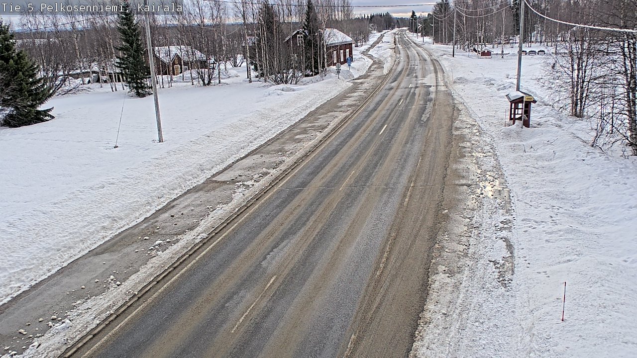 Kelikamerat Kuva Tie 5 Pelkosenniemi, Kairala, Pelkosenniemi, Lappi