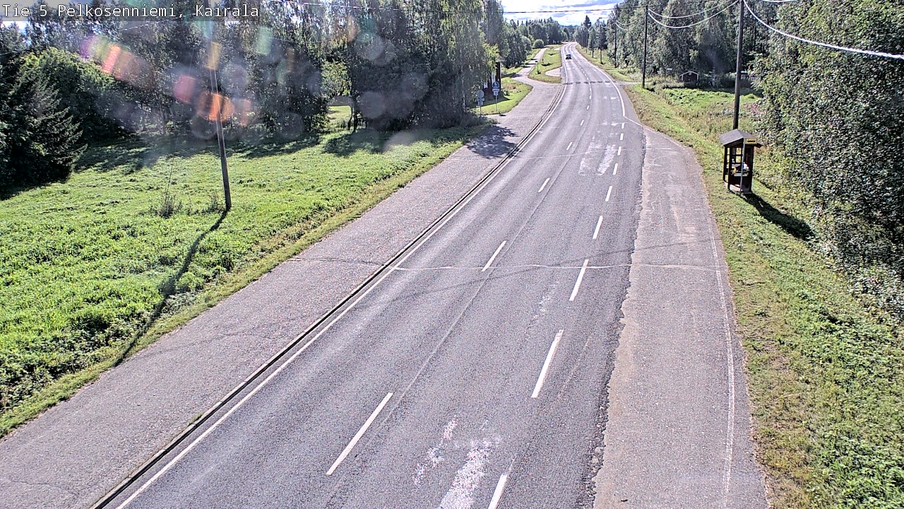 Weather Camera Image Road 5 Pelkosenniemi, Kairala, Pelkosenniemi, Lappi