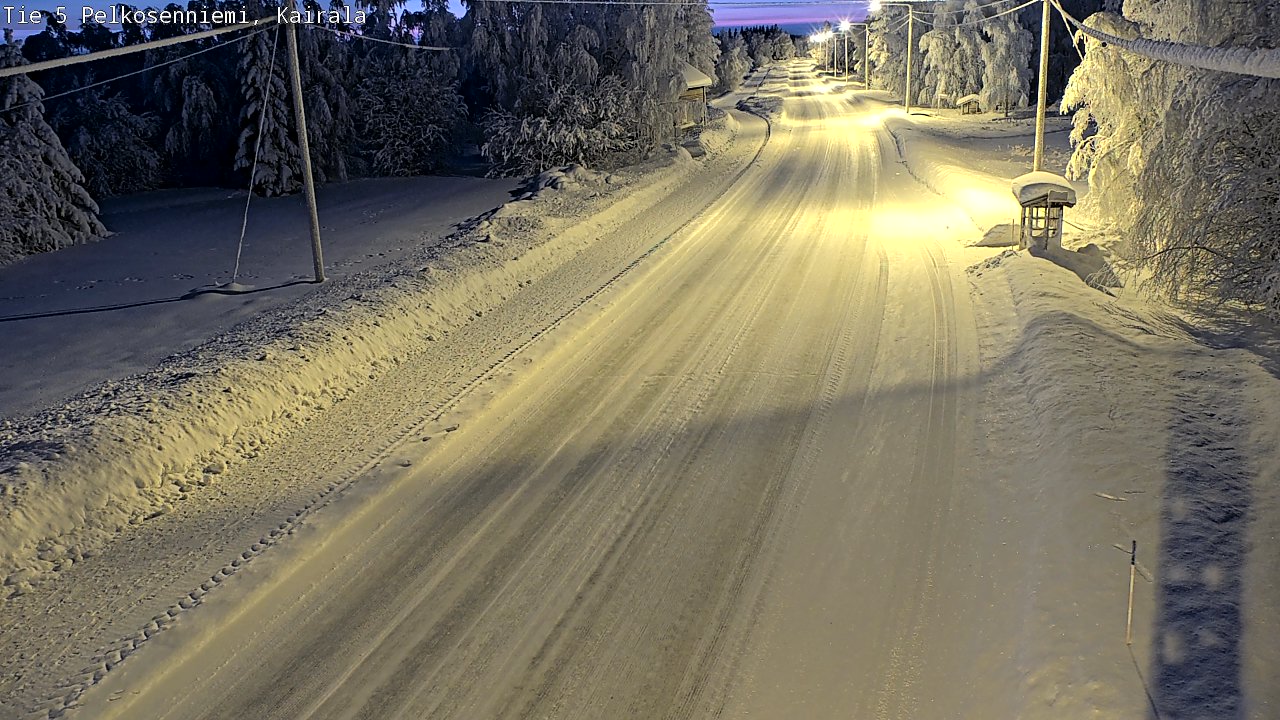Kelikamerat Kuva Tie 5 Pelkosenniemi, Kairala, Pelkosenniemi, Lappi