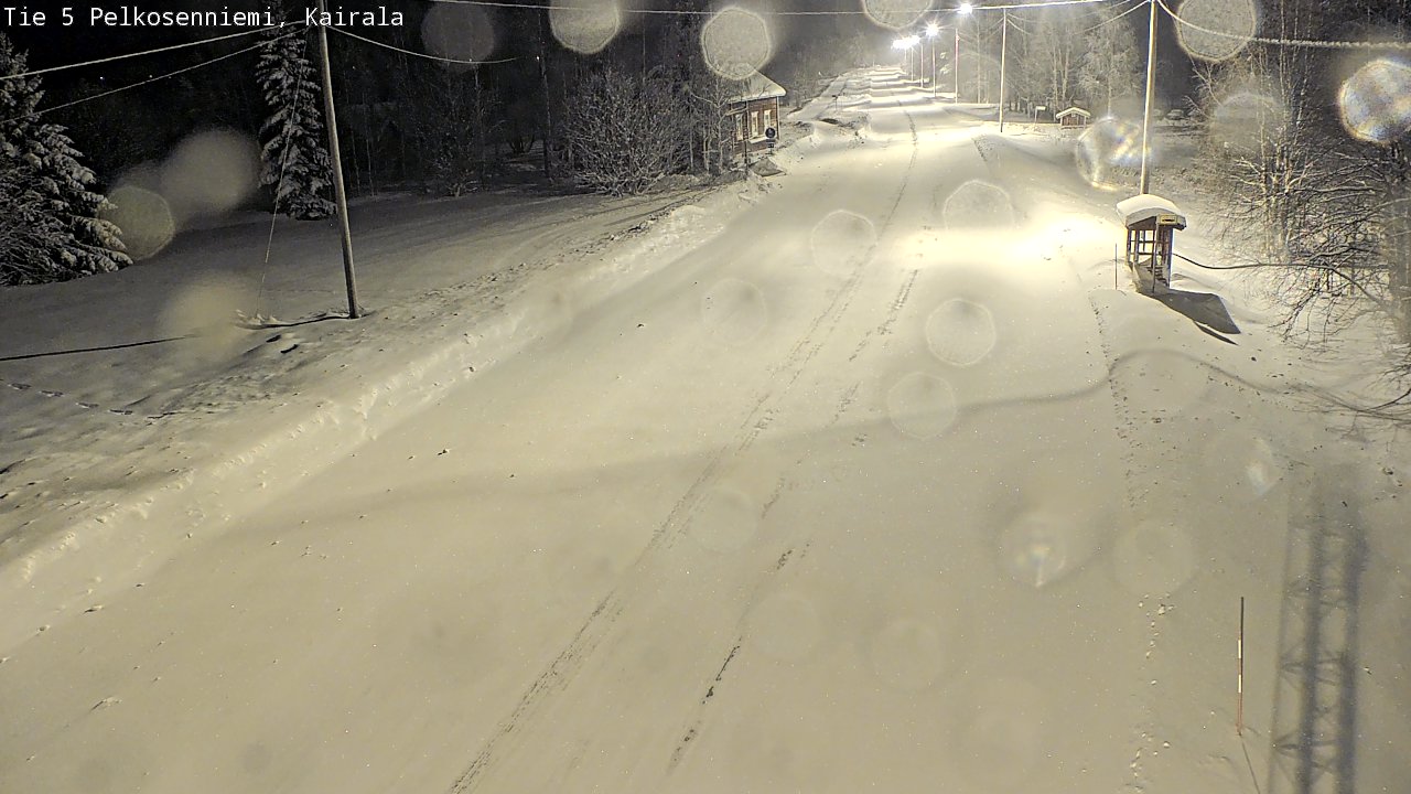 Kelikamerat Kuva Tie 5 Pelkosenniemi, Kairala, Pelkosenniemi, Lappi