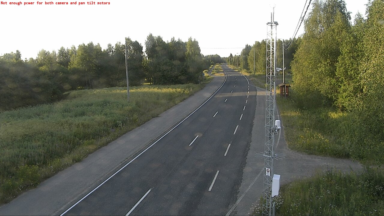 Weather Camera Image Road 5 Pelkosenniemi, Kairala, Pelkosenniemi, Lappi
