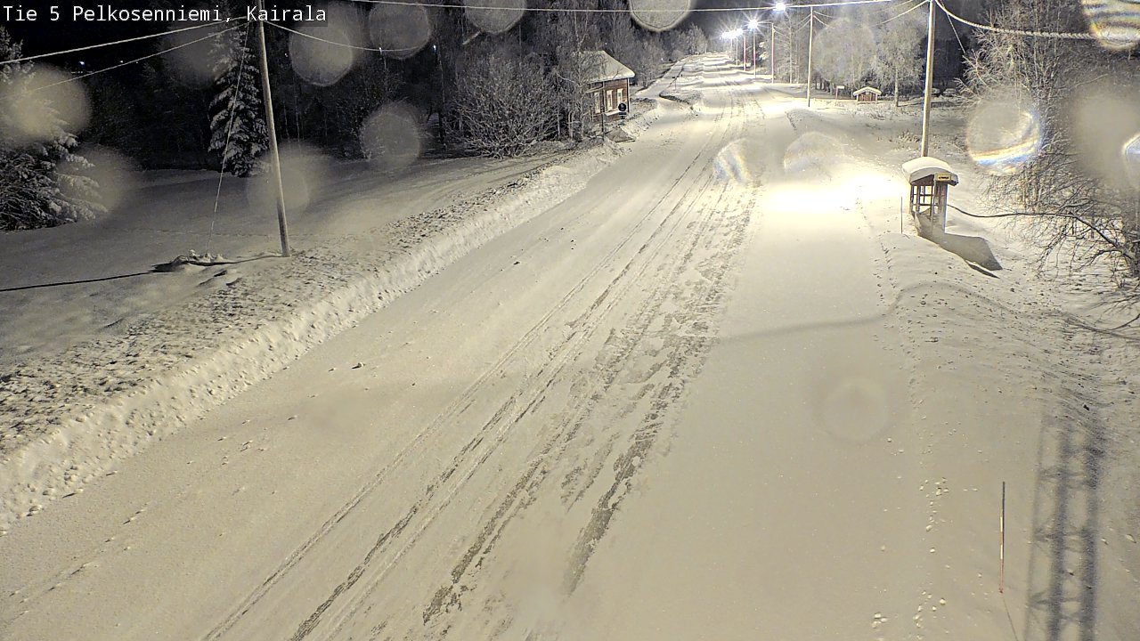 Kelikamerat Kuva Tie 5 Pelkosenniemi, Kairala, Pelkosenniemi, Lappi