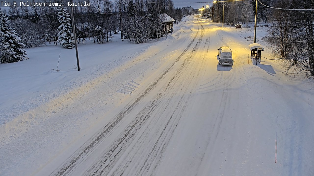 Kelikamerat Kuva Tie 5 Pelkosenniemi, Kairala, Pelkosenniemi, Lappi