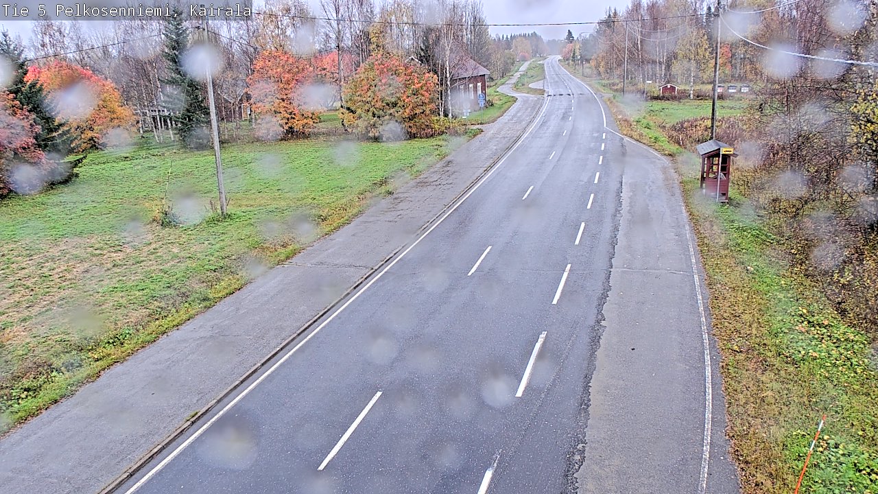 Weather Camera Image Road 5 Pelkosenniemi, Kairala, Pelkosenniemi, Lappi