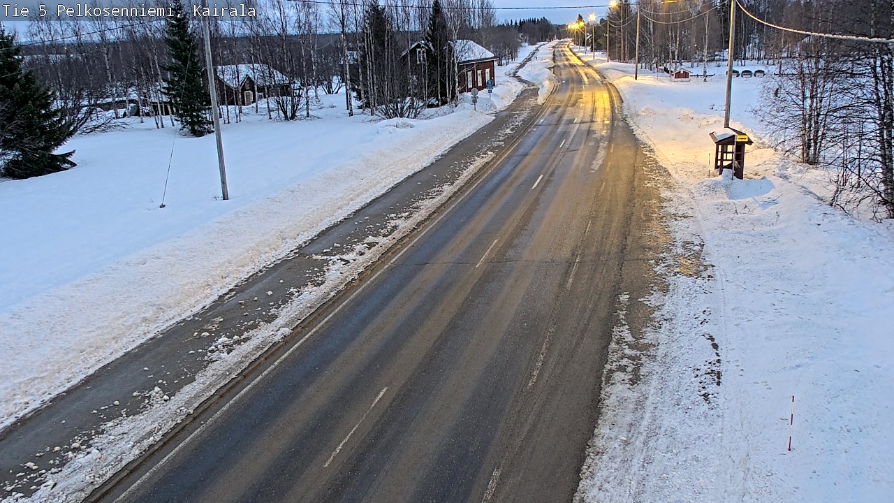 Kelikamerat Kuva Tie 5 Pelkosenniemi, Kairala, Pelkosenniemi, Lappi