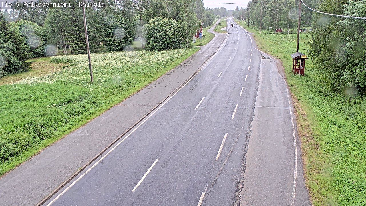 Weather Camera Image Väg 5 Pelkosenniemi, Kairala, Pelkosenniemi, Lappi