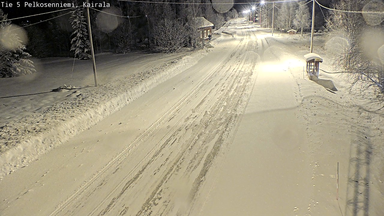 Kelikamerat Kuva Tie 5 Pelkosenniemi, Kairala, Pelkosenniemi, Lappi
