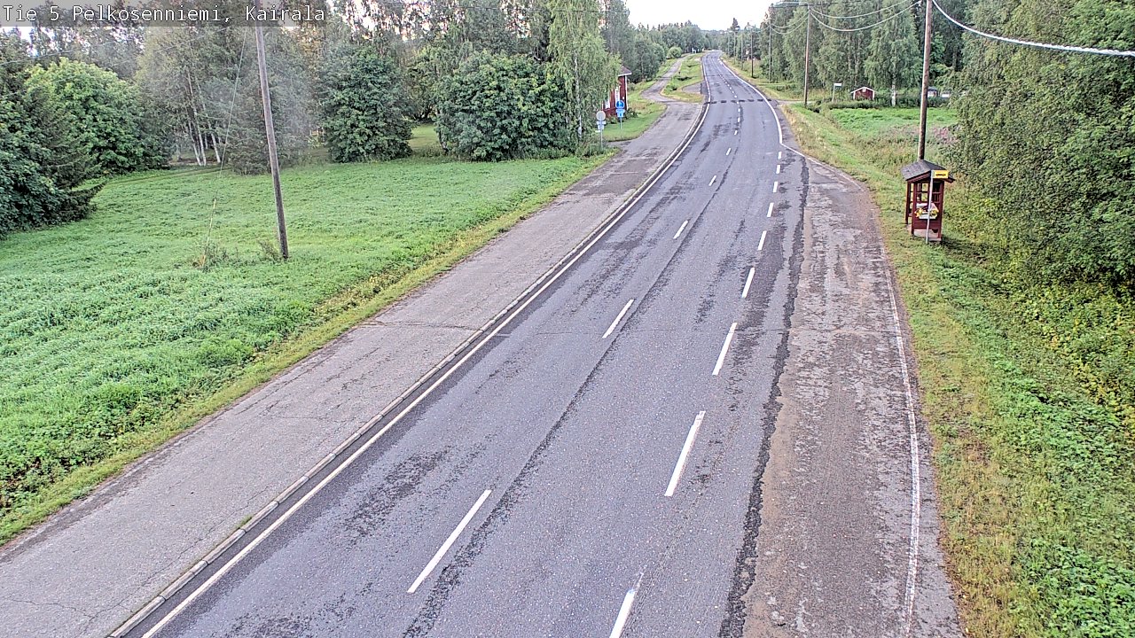 Weather Camera Image Road 5 Pelkosenniemi, Kairala, Pelkosenniemi, Lappi