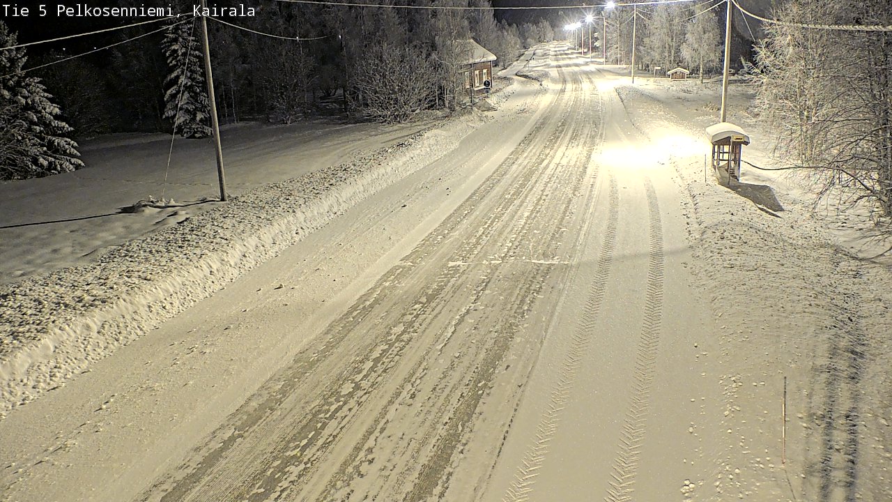 Kelikamerat Kuva Tie 5 Pelkosenniemi, Kairala, Pelkosenniemi, Lappi