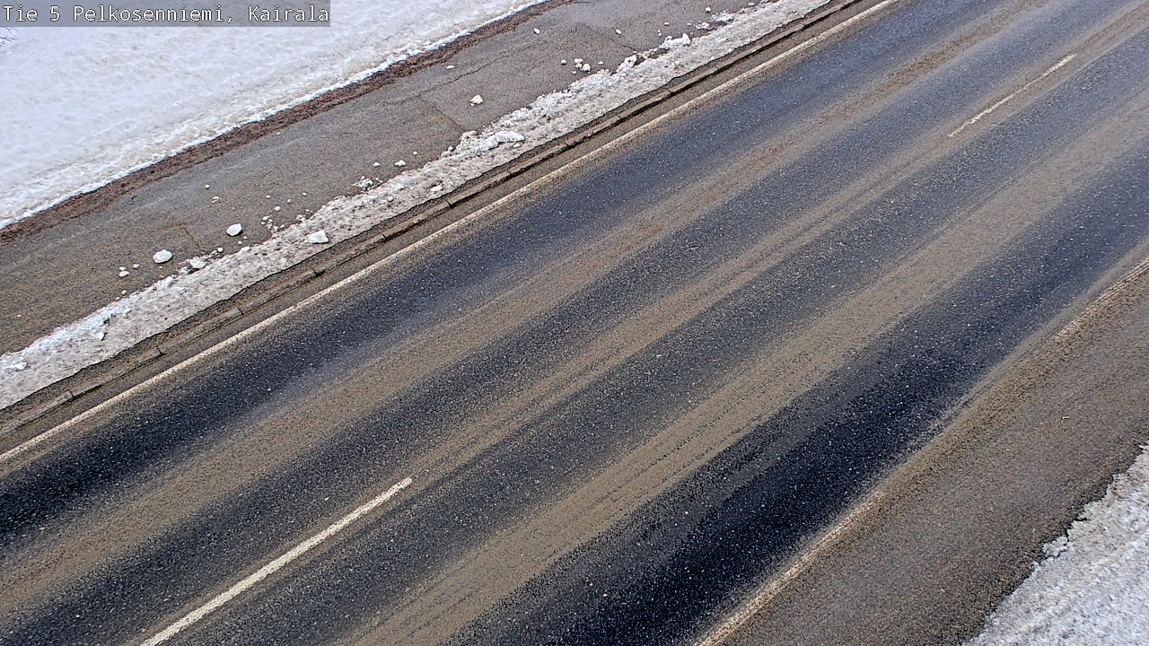 Weather Camera Image Road 5 Pelkosenniemi, Kairala, Pelkosenniemi, Lappi
