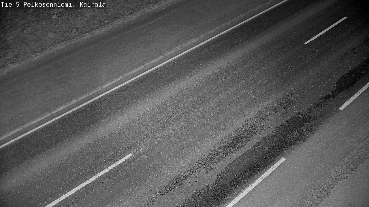 Weather Camera Image Road 5 Pelkosenniemi, Kairala, Pelkosenniemi, Lappi