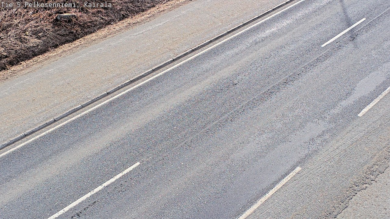 Weather Camera Image Väg 5 Pelkosenniemi, Kairala, Pelkosenniemi, Lappi