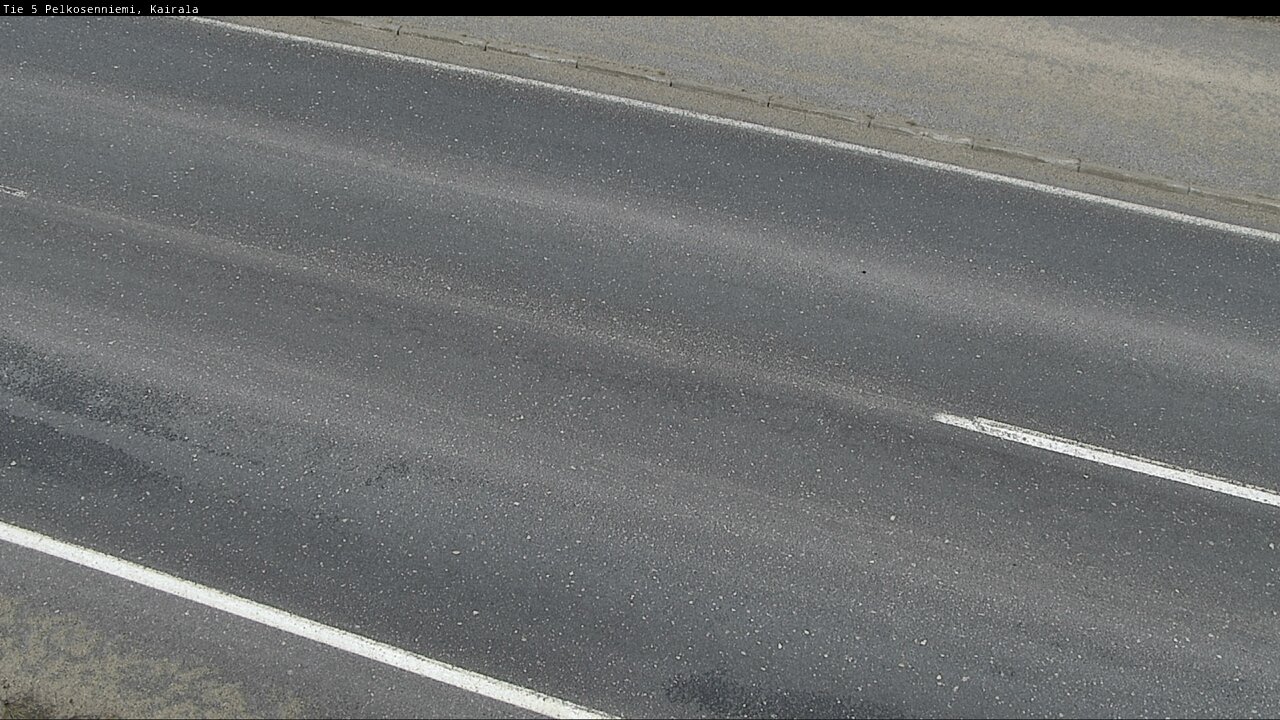 Weather Camera Image Väg 5 Pelkosenniemi, Kairala, Pelkosenniemi, Lappi