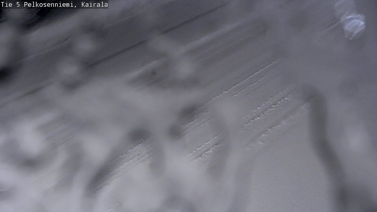 Weather Camera Image Road 5 Pelkosenniemi, Kairala, Pelkosenniemi, Lappi