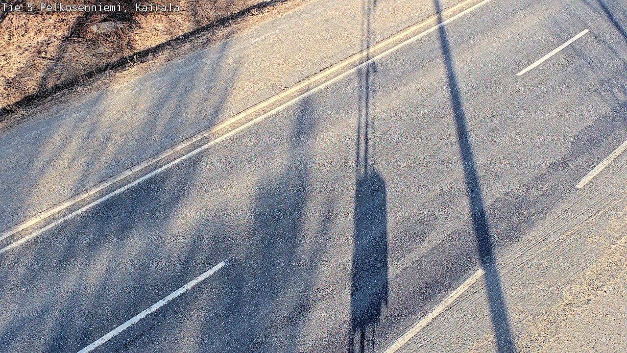 Weather Camera Image Väg 5 Pelkosenniemi, Kairala, Pelkosenniemi, Lappi