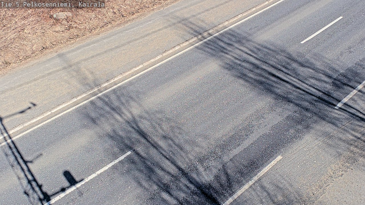 Weather Camera Image Väg 5 Pelkosenniemi, Kairala, Pelkosenniemi, Lappi