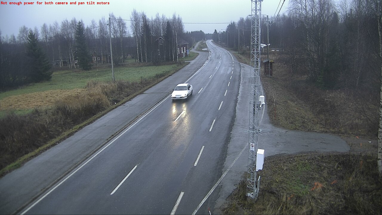 Weather Camera Image Väg 5 Pelkosenniemi, Kairala, Pelkosenniemi, Lappi
