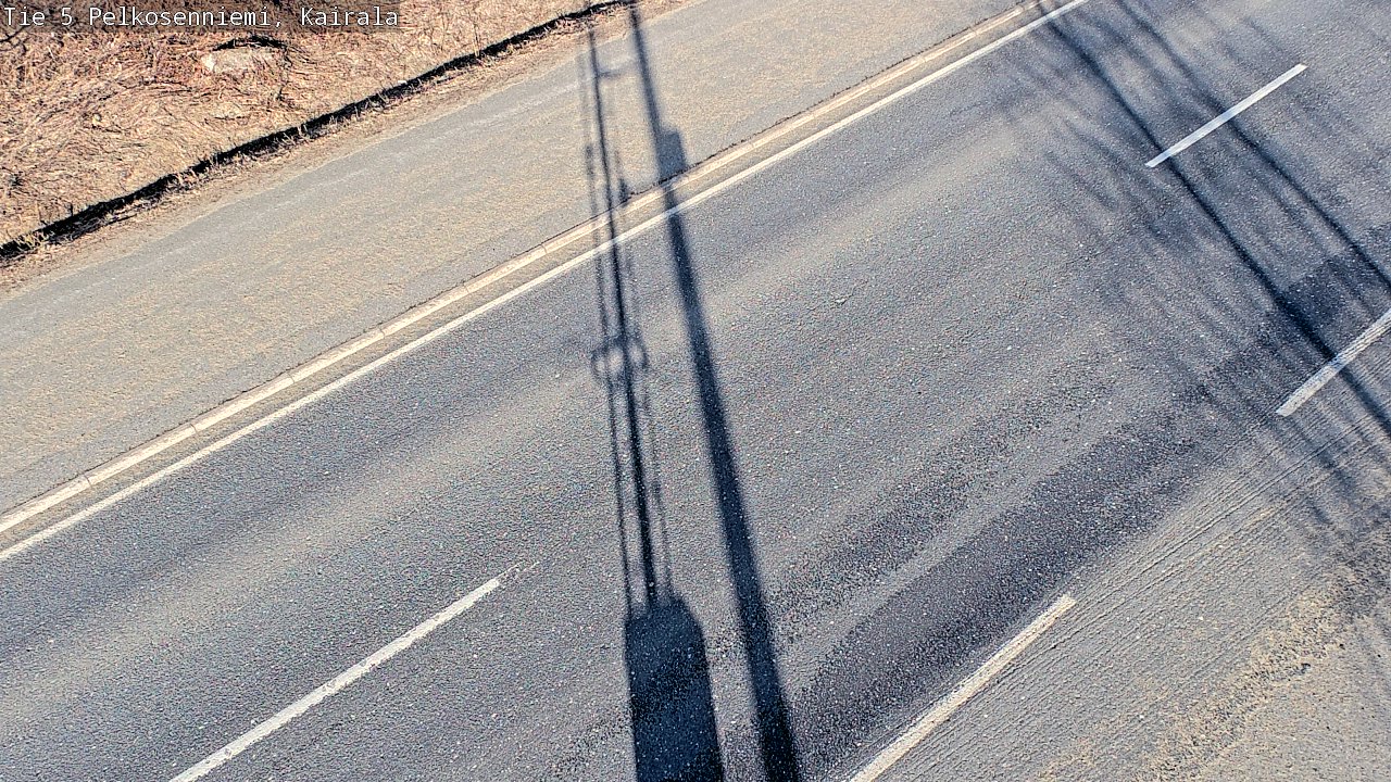 Weather Camera Image Väg 5 Pelkosenniemi, Kairala, Pelkosenniemi, Lappi