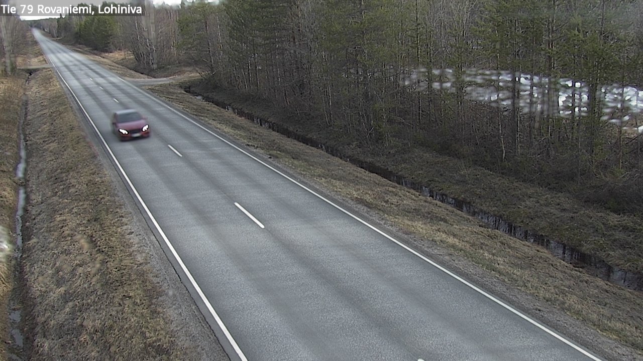 Weather Camera Image Road 79 Rovaniemi Lohiniva, Rovaniemi, Lappi