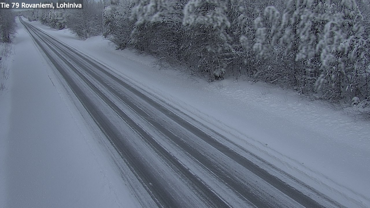 Weather Camera Image Road 79 Rovaniemi Lohiniva, Rovaniemi, Lappi