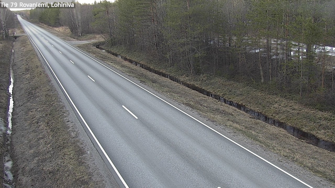 Weather Camera Image Road 79 Rovaniemi Lohiniva, Rovaniemi, Lappi