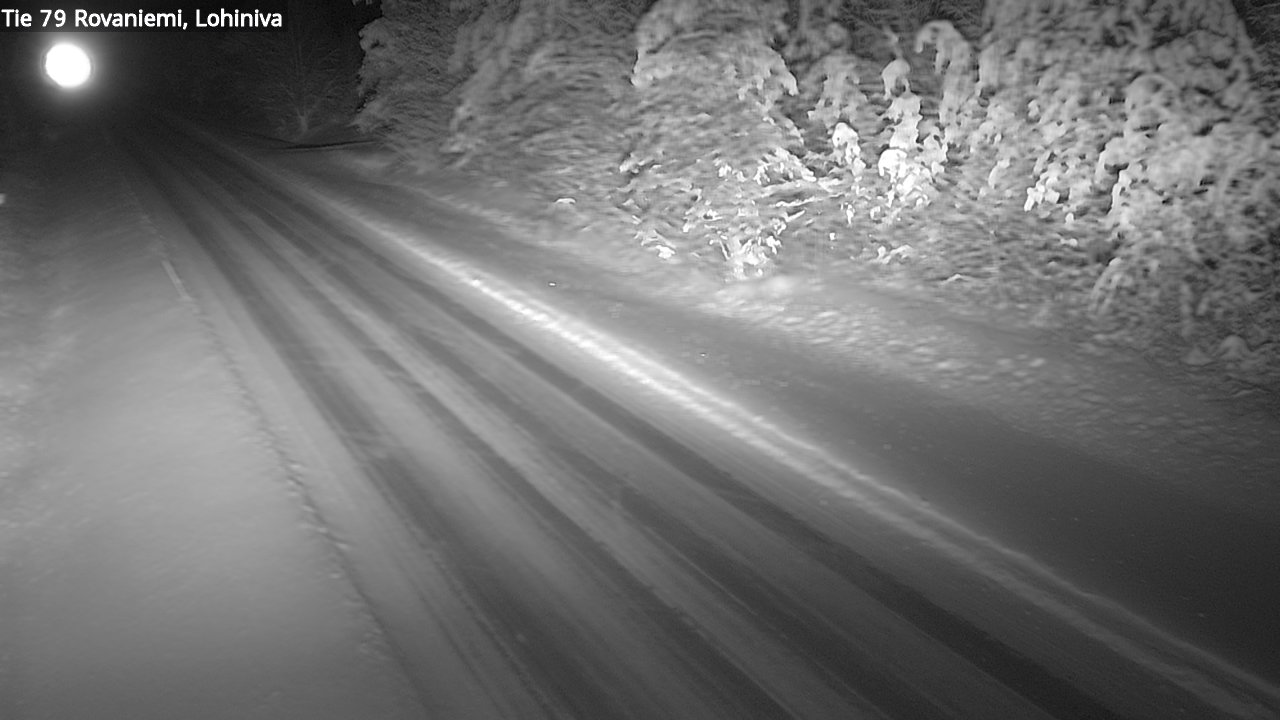 Weather Camera Image Road 79 Rovaniemi Lohiniva, Rovaniemi, Lappi