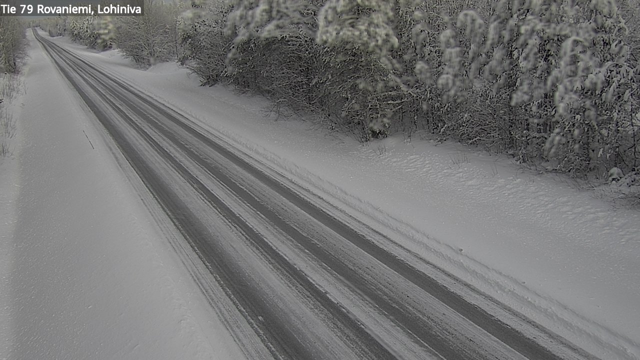 Weather Camera Image Road 79 Rovaniemi Lohiniva, Rovaniemi, Lappi