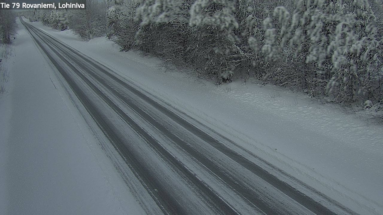 Weather Camera Image Road 79 Rovaniemi Lohiniva, Rovaniemi, Lappi