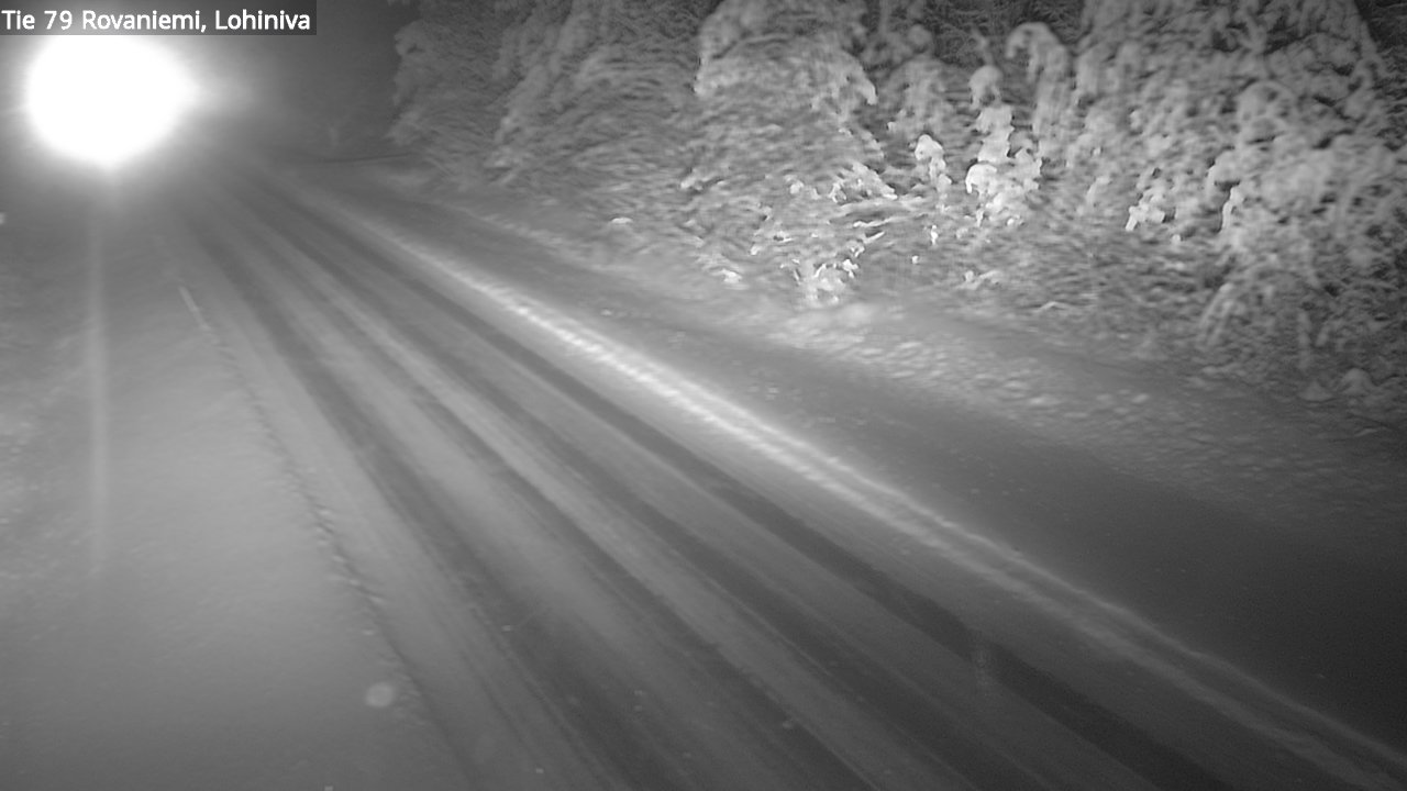 Weather Camera Image Road 79 Rovaniemi Lohiniva, Rovaniemi, Lappi