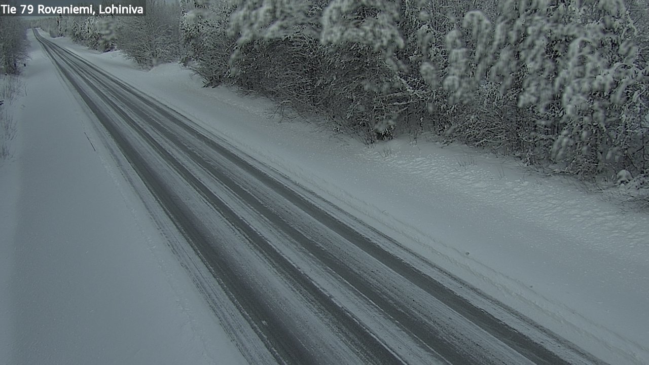 Weather Camera Image Road 79 Rovaniemi Lohiniva, Rovaniemi, Lappi