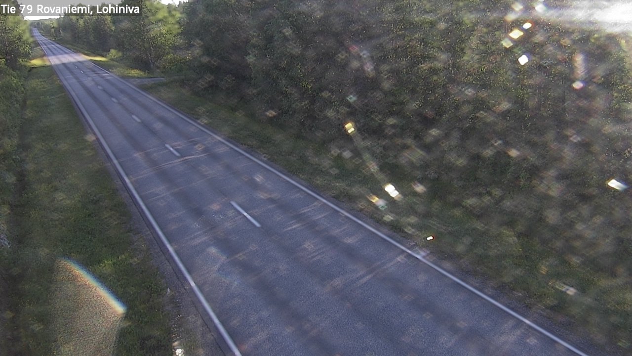 Weather Camera Image Väg 79 Rovaniemi Lohiniva, Rovaniemi, Lappi