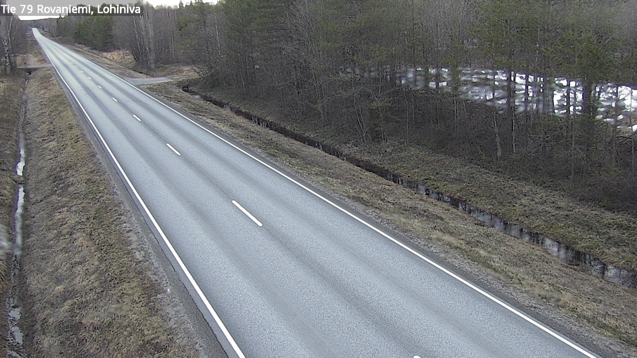 Weather Camera Image Road 79 Rovaniemi Lohiniva, Rovaniemi, Lappi