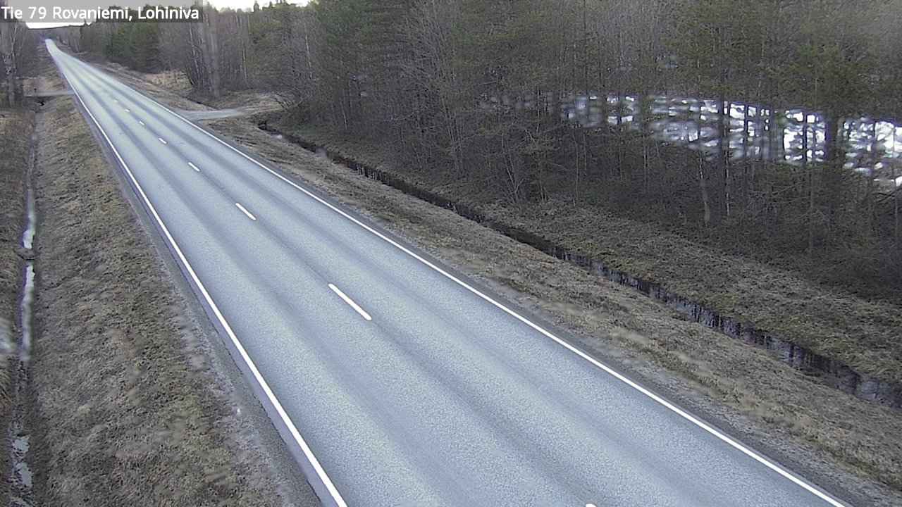 Weather Camera Image Road 79 Rovaniemi Lohiniva, Rovaniemi, Lappi