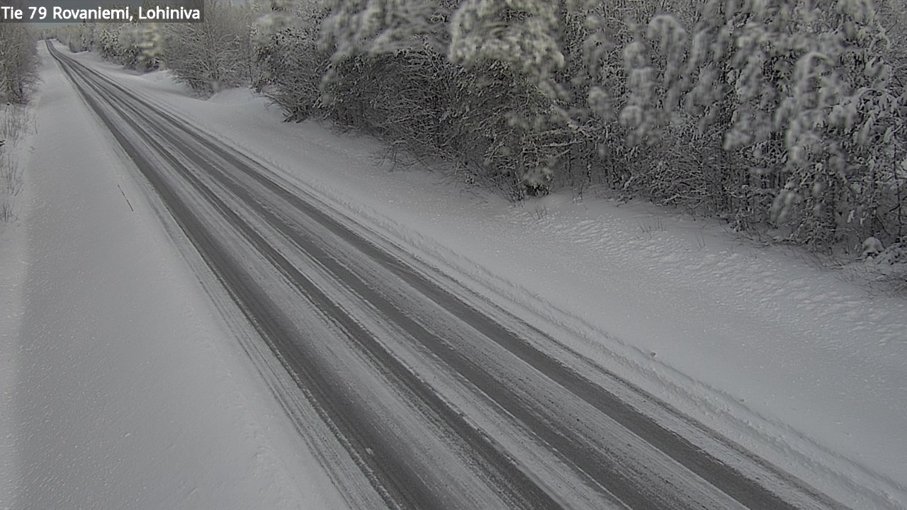 Weather Camera Image Road 79 Rovaniemi Lohiniva, Rovaniemi, Lappi