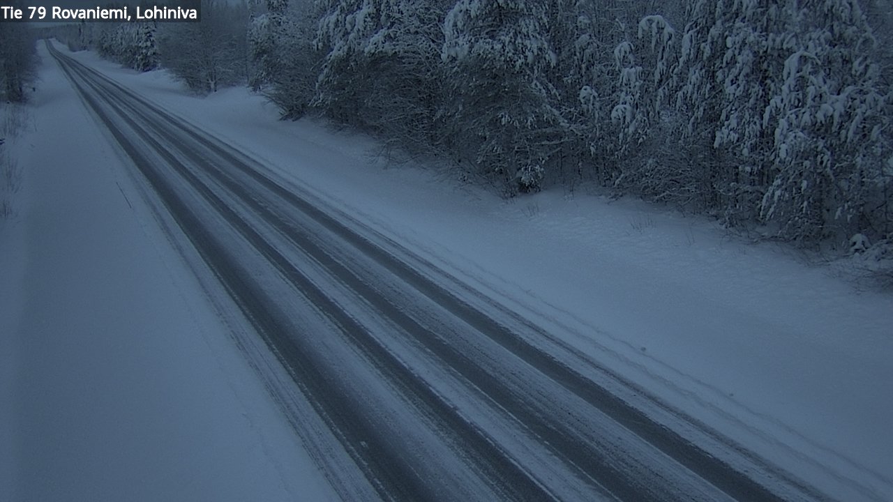 Weather Camera Image Road 79 Rovaniemi Lohiniva, Rovaniemi, Lappi