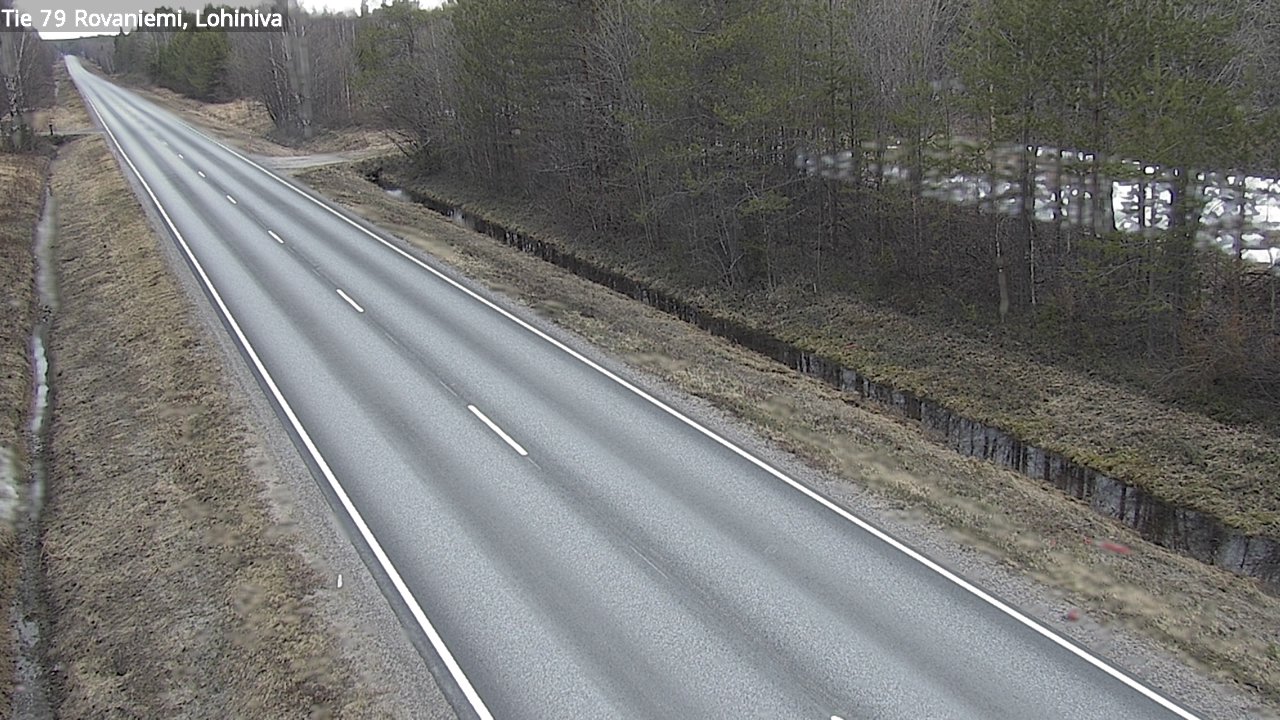 Weather Camera Image Road 79 Rovaniemi Lohiniva, Rovaniemi, Lappi