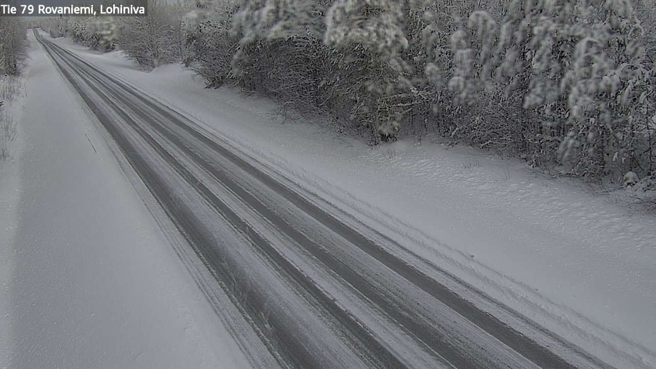 Weather Camera Image Road 79 Rovaniemi Lohiniva, Rovaniemi, Lappi