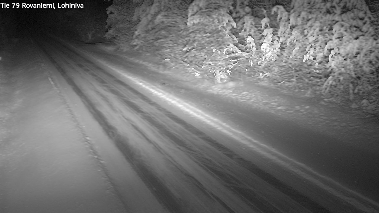 Weather Camera Image Road 79 Rovaniemi Lohiniva, Rovaniemi, Lappi