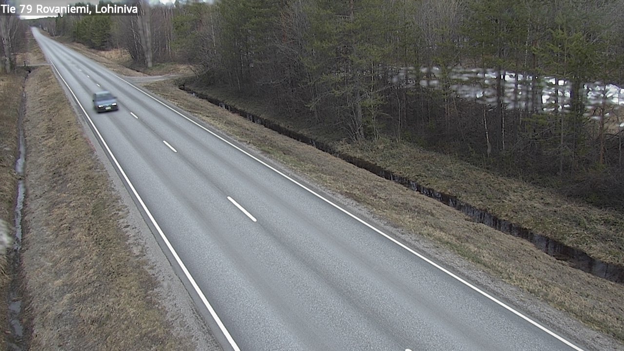 Weather Camera Image Road 79 Rovaniemi Lohiniva, Rovaniemi, Lappi