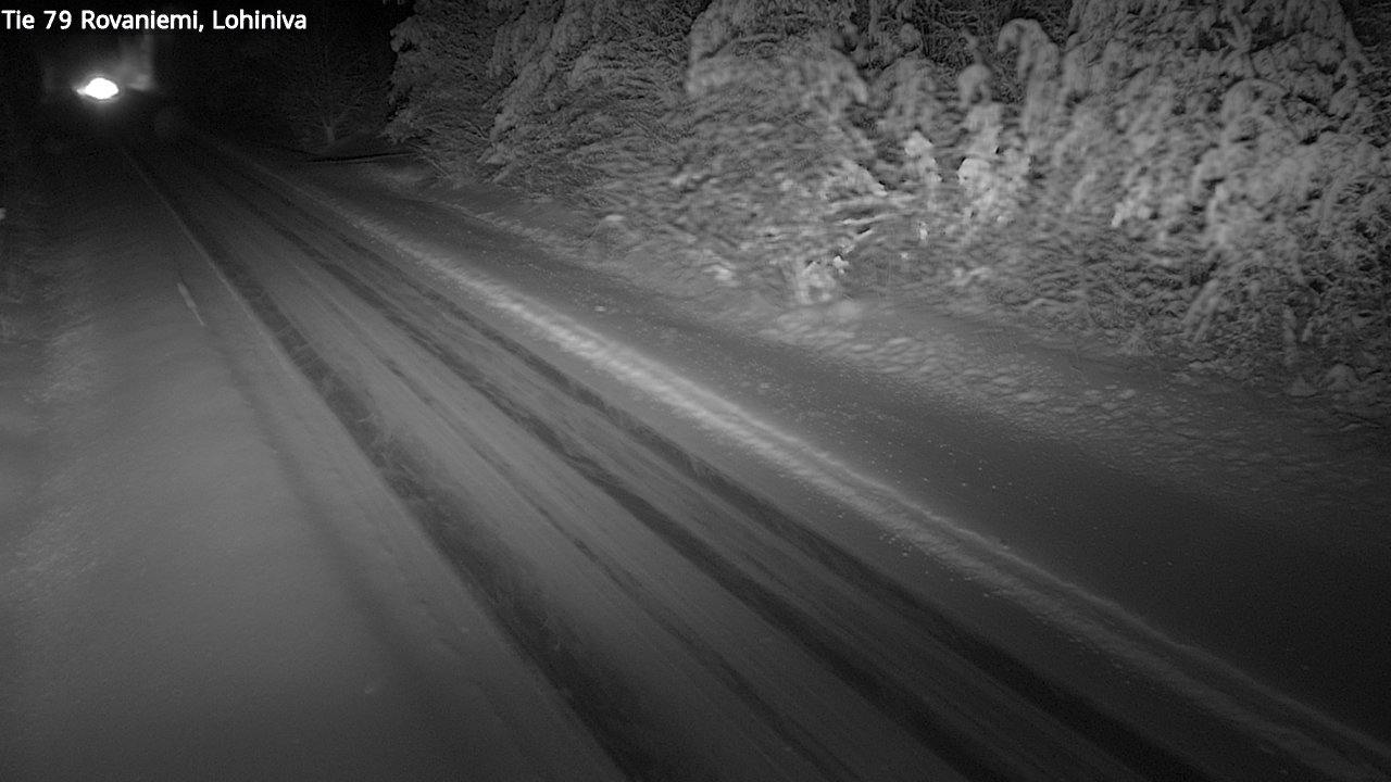 Weather Camera Image Road 79 Rovaniemi Lohiniva, Rovaniemi, Lappi