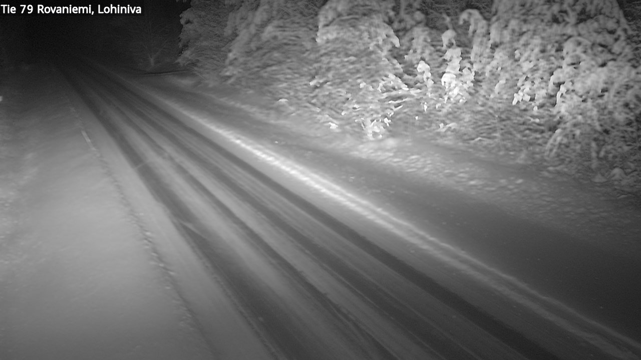 Weather Camera Image Road 79 Rovaniemi Lohiniva, Rovaniemi, Lappi