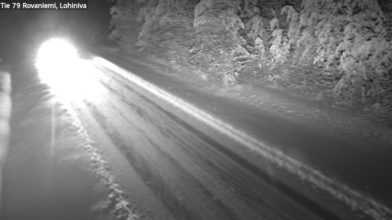 Weather Camera Image Road 79 Rovaniemi Lohiniva, Rovaniemi, Lappi