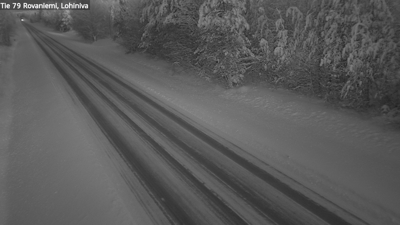 Weather Camera Image Road 79 Rovaniemi Lohiniva, Rovaniemi, Lappi