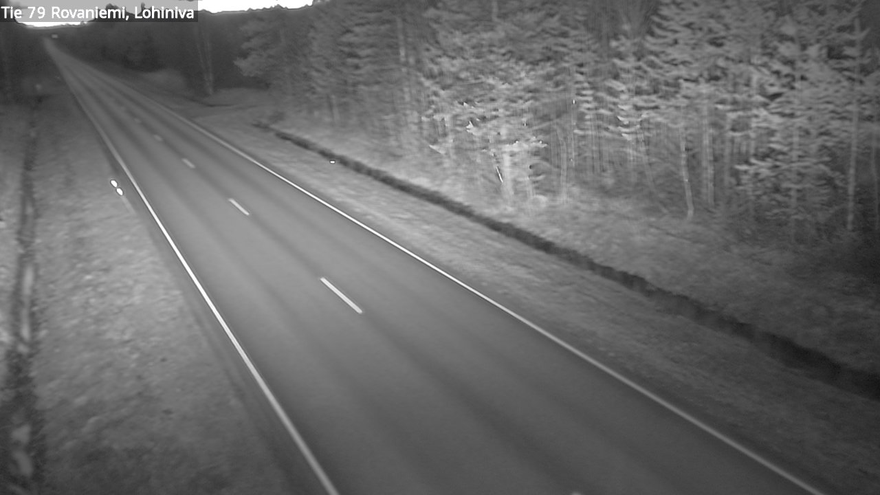 Weather Camera Image Road 79 Rovaniemi Lohiniva, Rovaniemi, Lappi